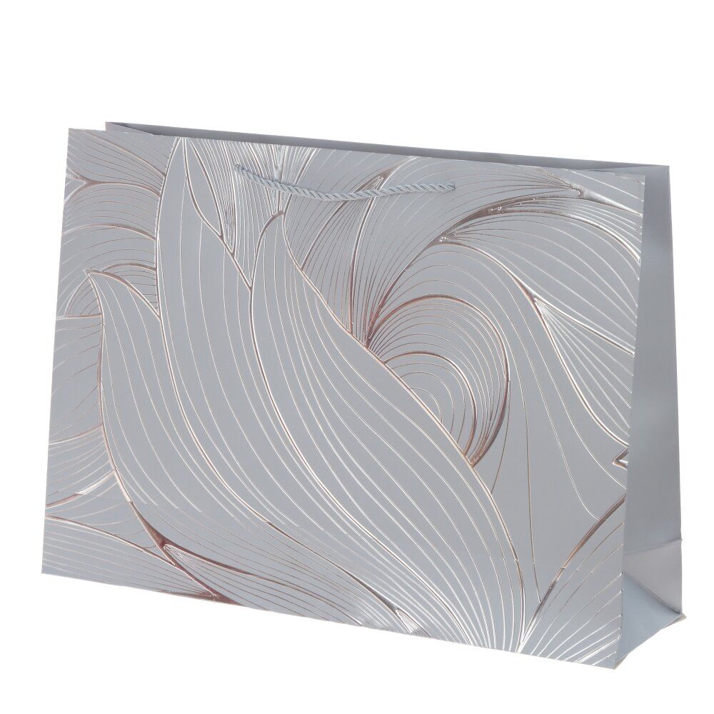 GAEM Пакет подарочный L (бумага 210г/м2, блок 12шт), L45 W12 H32 см, 4в.