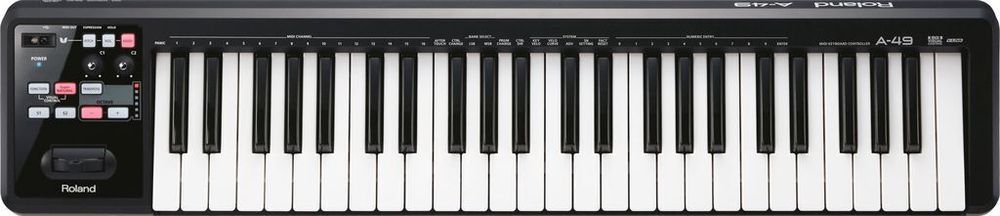 Usb Midi Клавиатура, 49 Клавиш Roland A-49-Bk