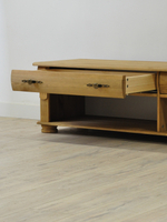 Тумба под телевизор Сюзанна, 160 см, с ящиками, бейц