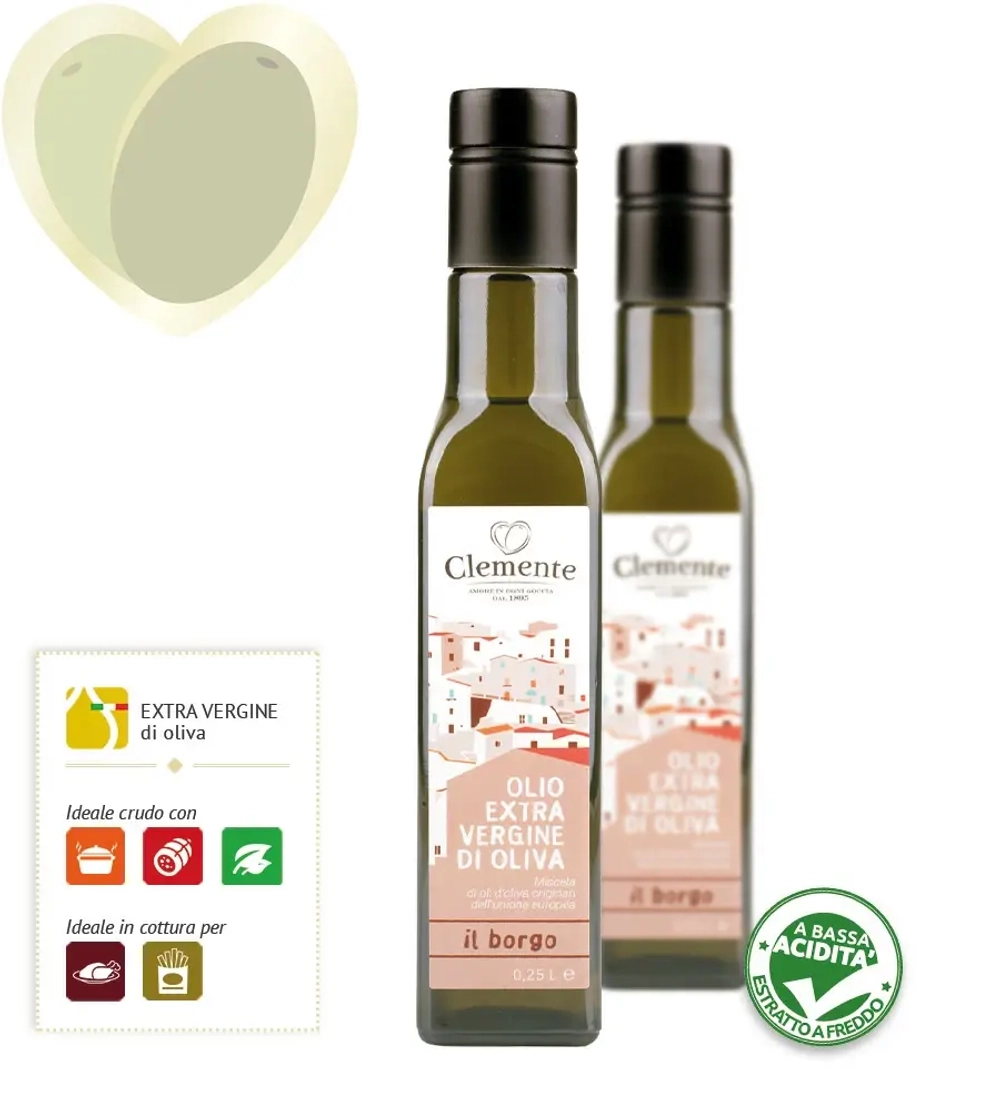 Оливковое масло Clemente Il Borgo Extra Virgen 0,5 л, Италия