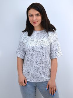 С-1408 Футболка oversize из вискозы