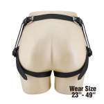 Синие трусики харнесс с платформой Caludio II