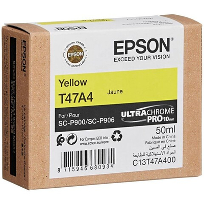Картридж EPSON T47A (C13T47A400) для SC-P900 желтый