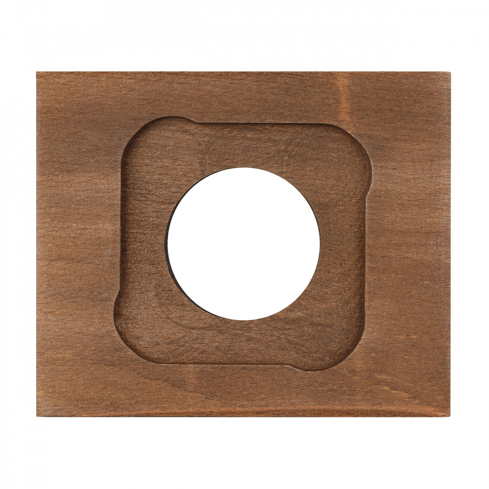 Рамка 1 постовая, скрытый монтаж, Шедель Форест, дерево, цвет винтаж BF7-610-18