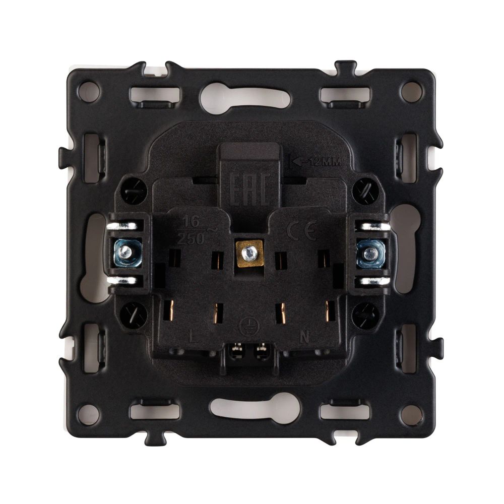 Механизм электрической розетки SCT-NOBE-MEU1-SFPL-GD (230V, 16A) (Arlight, Золотой песок) 054278