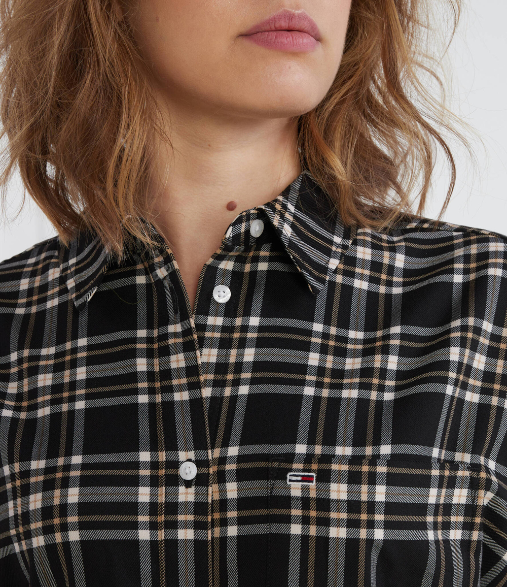 Платье с ремешком TJW CHECK BELOW Tommy Jeans - черный(DW0DW16850)