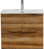 Тумба с раковиной BelBagno MARINO-CER-MINI-600-2C-SO-RR-P Rovere Rustico