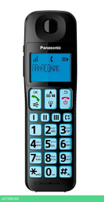 Радиотелефон DECT Panasonic KX-TGE110RUB черный