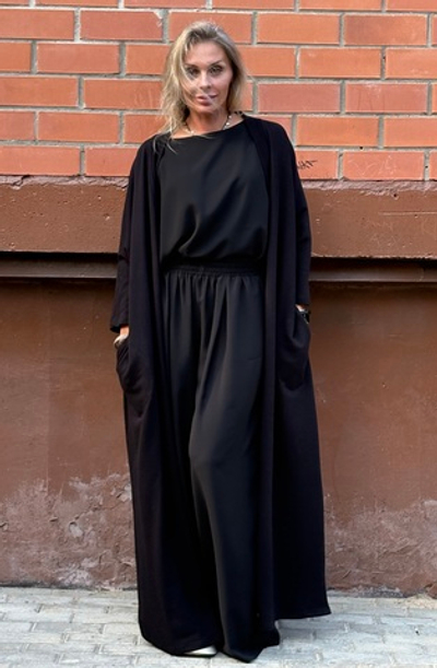 Юбки брюки /черный