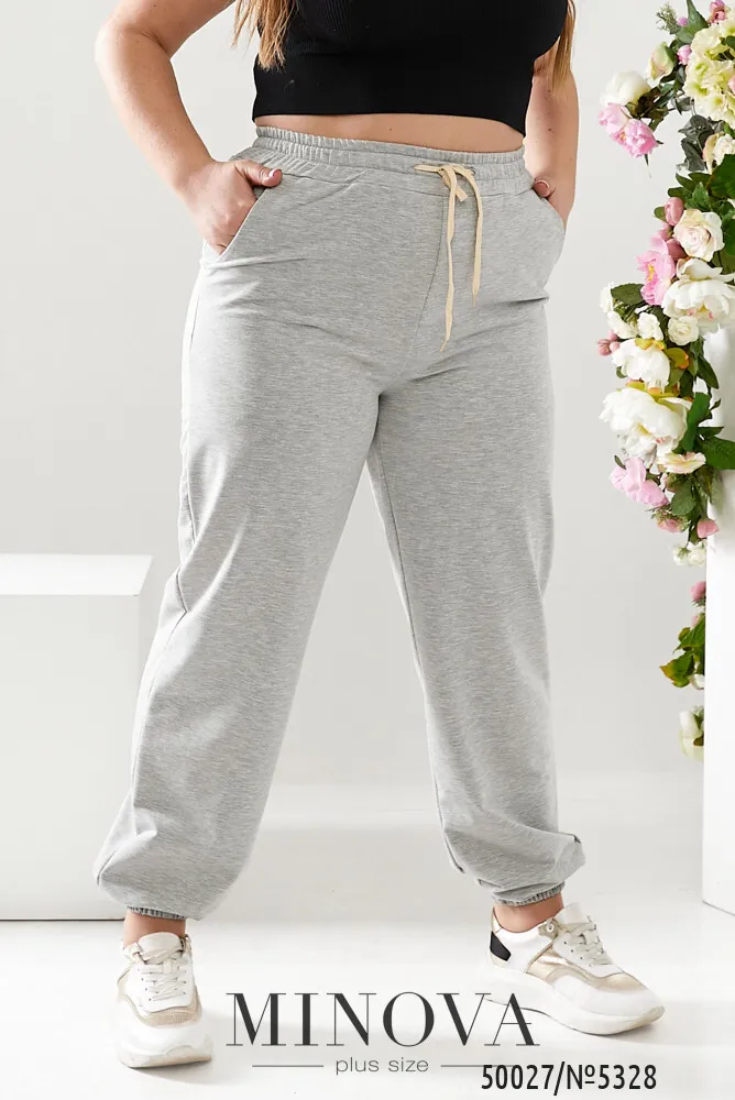 Брюки 5328-серый Minova