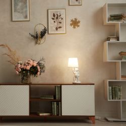 UML-B465 E14 WHITE Светильник настольный декоративный Кот. под лампу Е14. 40W. Механический выключатель. Белый. ТМ Uniel