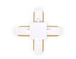 Ambrella Коннектор Х-образный однофазный для соединения трековых шинопроводов Track System GL7082