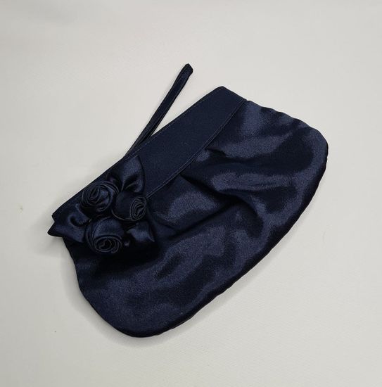 Сумочка вечерняя темно-синяя