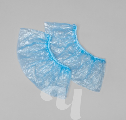 Бахилы медицинские 4,5 г, ПНД, 16 -18 мкм, Синий, 100 шт/упк ЧИСТОВЬЕ, 603-385