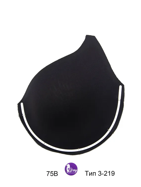 Чашки спейсер АМ-01, 75В-80А-70С-65D, черный 170