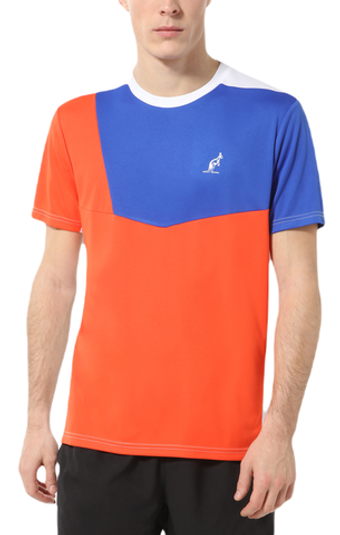 Мужская теннисная футболка Australian Ace T-Shirt Color Block - разноцветный