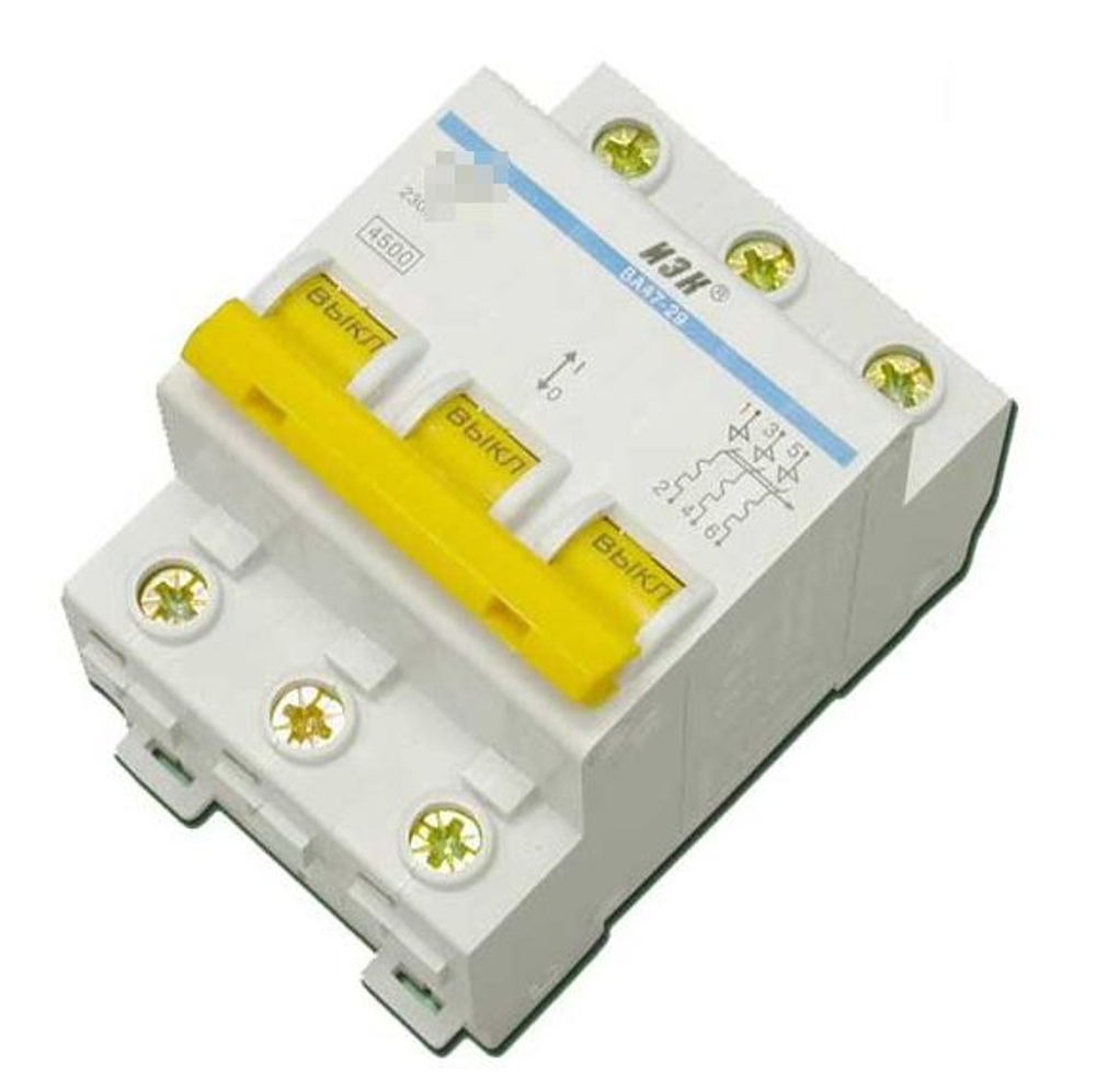 Автоматический выключатель IEK ВА47-29 3п, 10А, "С", 4.5кА MVA20-3-010-C иек 47-29