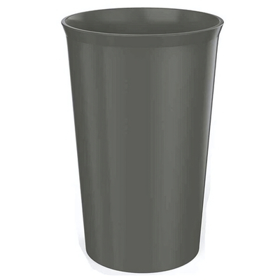 Стакан для ванной комнаты "scandi" 80х80х122 мм, 0,4л (серый)