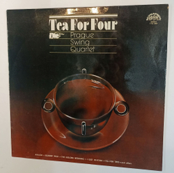 Винтажная виниловая пластинка LP Prague Swing Quartet Tea For Four (Чехословакия 1981)
