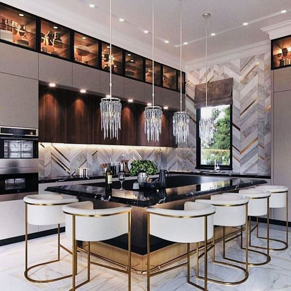 Примеры современных дизайнов кухонь из интернета