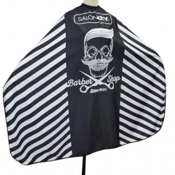 Пеньюар MASTER Professional MP-5072 SALONKEY на крючках 140*160 черный