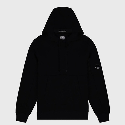 Худи C. P. Company Diagonal Raised Fleece Black