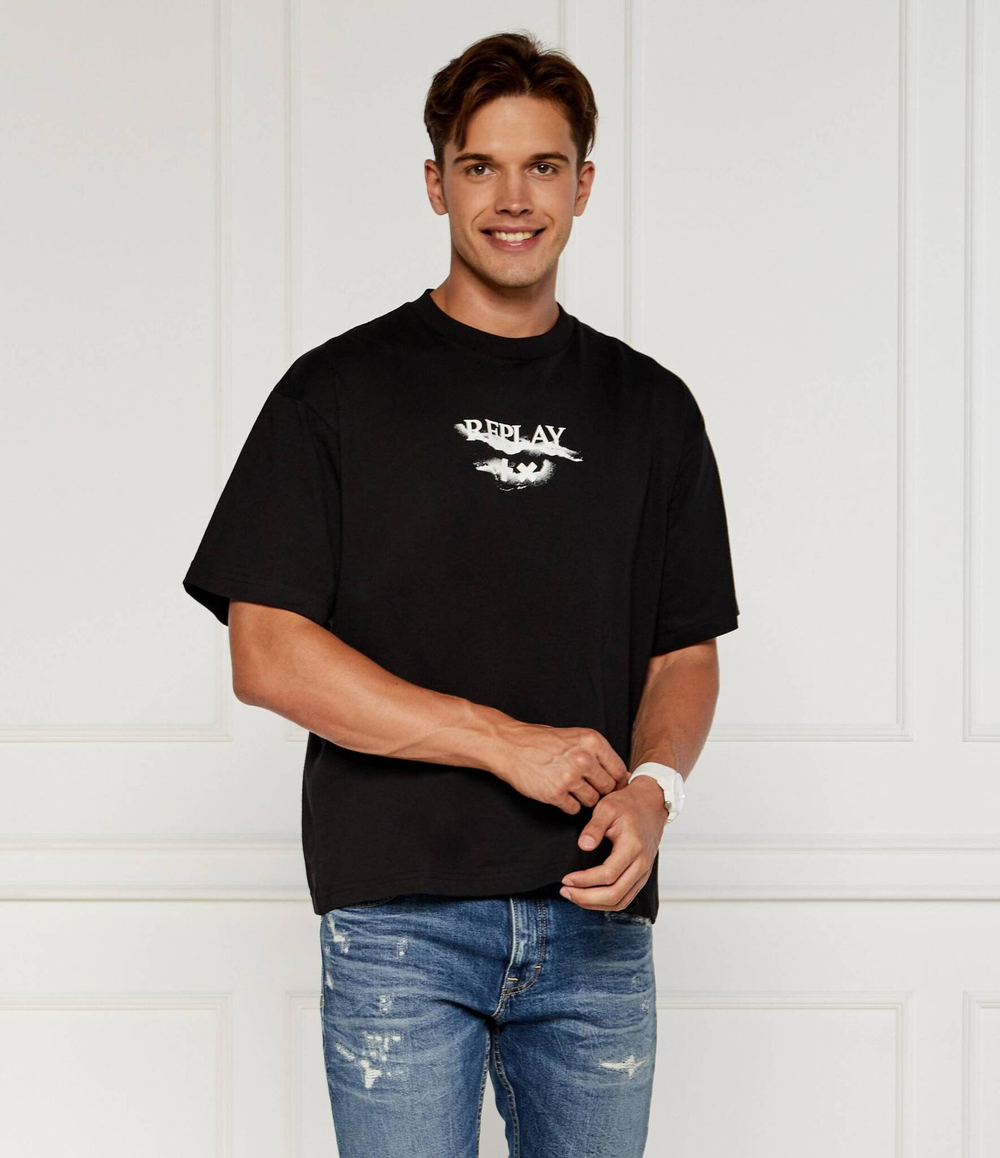 Футболка REPLAY X MARTIN GARRIX Replay - черный(MMG334.000.23454)