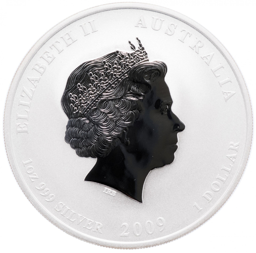 1 доллар. Год Быка. Австралия. 2009 год