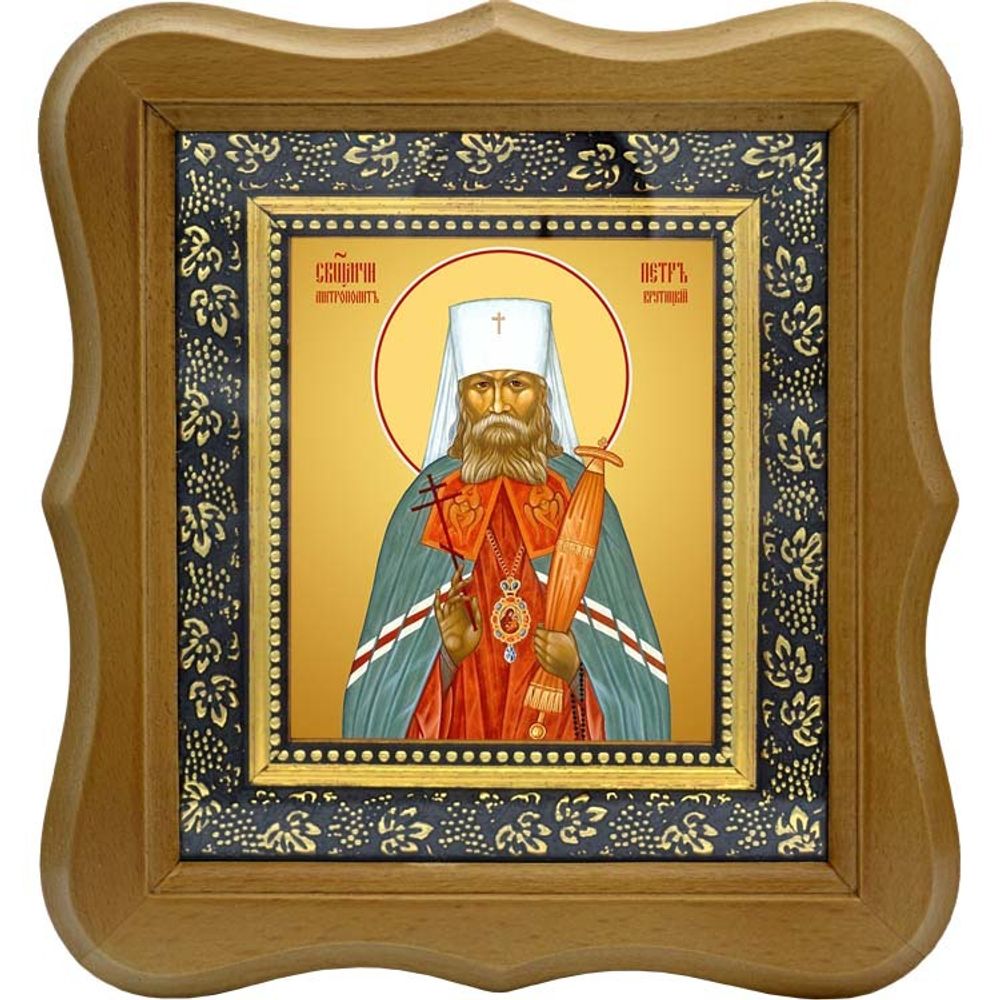 Петр (Полянский) Крутицкий, священномученик митрополит. Икона на холсте.