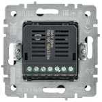 BRITE Термостат электронный с индикацией ТС10-1-БрЧ черный IEK