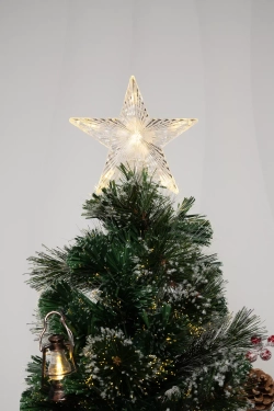 Оптоволоконная елка с LED лампочками Рождественские Огни 120 см., леска+пвх, контроллер (Т2301-120)