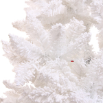 Ёлка «Звон вьюги» 180 см, ПВХ (786 веток), белый иней, Белый