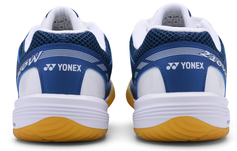 YONEX Power Cushion Fabric Comfortable And Breathable Low top Badminton Shoes Unisex Dark Blue