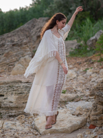 Накидка короткая с бахромой Tribal