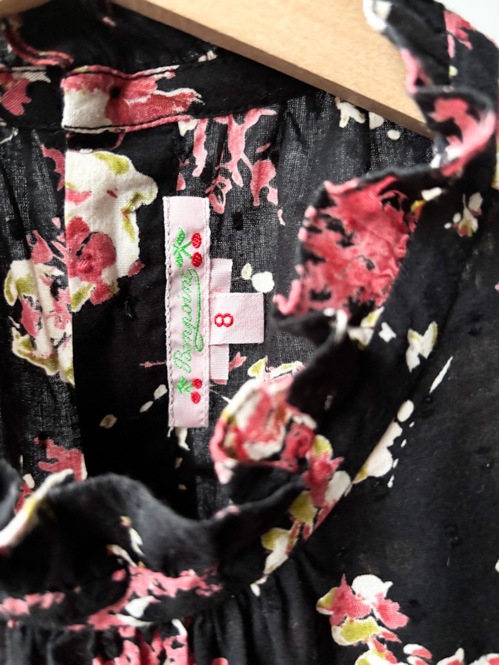 Хлопковая блузка Bonpoint, 128