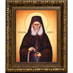 Иосиф Исихаст преподобный. Икона на холсте.