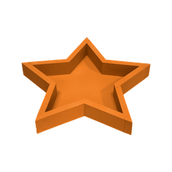 Ящик "звезда" 40*5см 1шт.