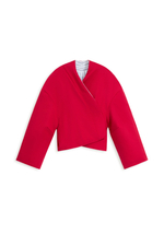 Куртка двустороняя TULUP white/red