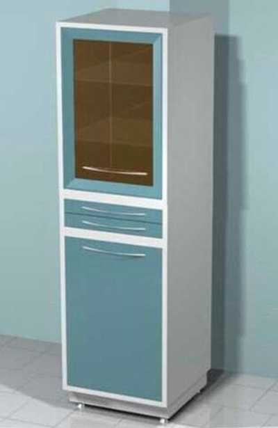 Медицинский металлический шкаф DM-68C