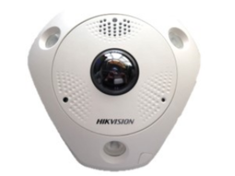 IP-камера видеонаблюдения fisheye DS-2CD6365G0E-IVS/B(1.27mm) Hikvision