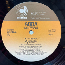 Винтажная виниловая пластинка LP ABBA Voulez Vous (Japan 1979) (No Obi) Kisses Of Fire