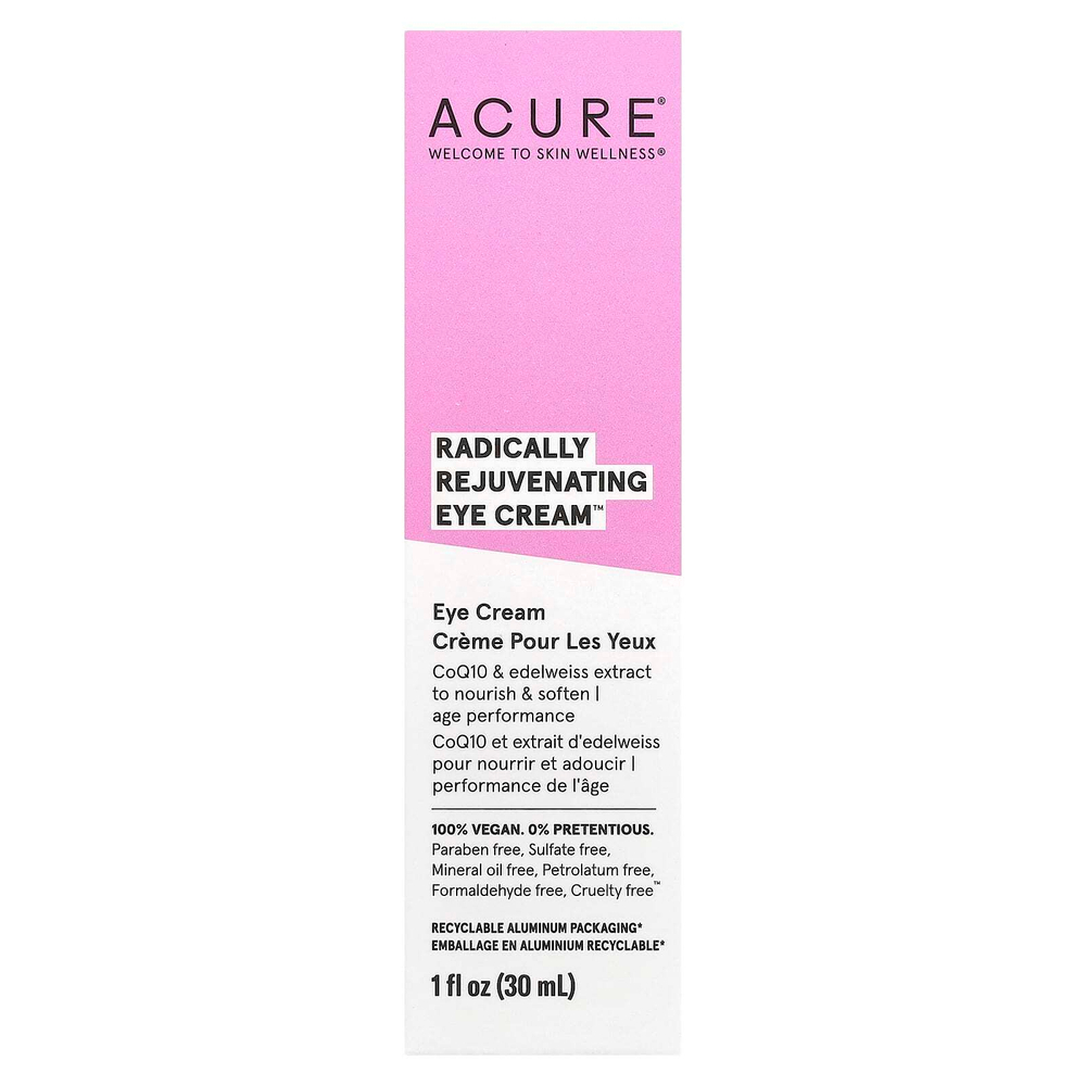ACURE, Radically Rejuvenating, крем для области вокруг глаз, 30 мл (1 жидк. унция)