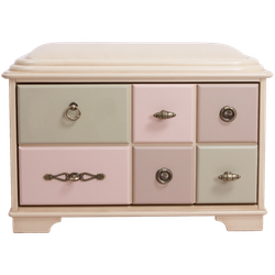 Банкетка Пандора 1 с обувницей Акварель