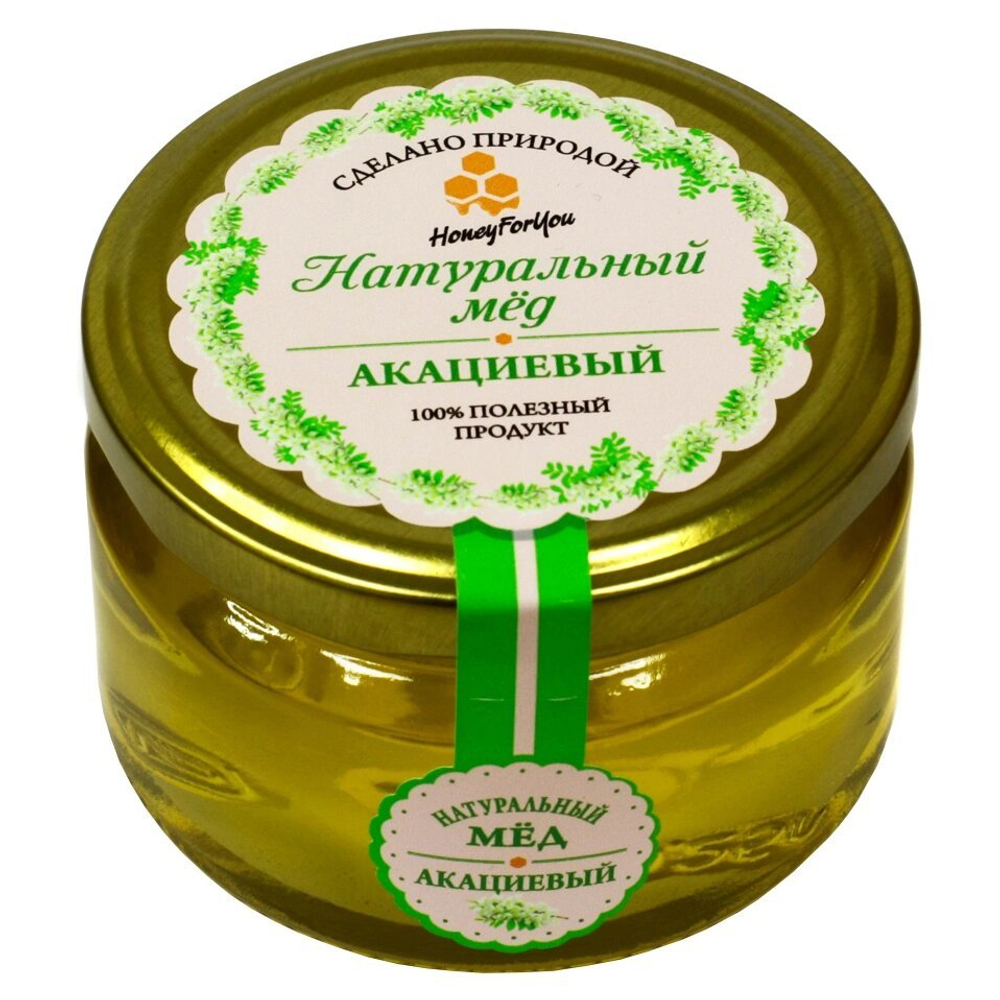 Натуральный акациевый мед HoneyForYou, 250 г