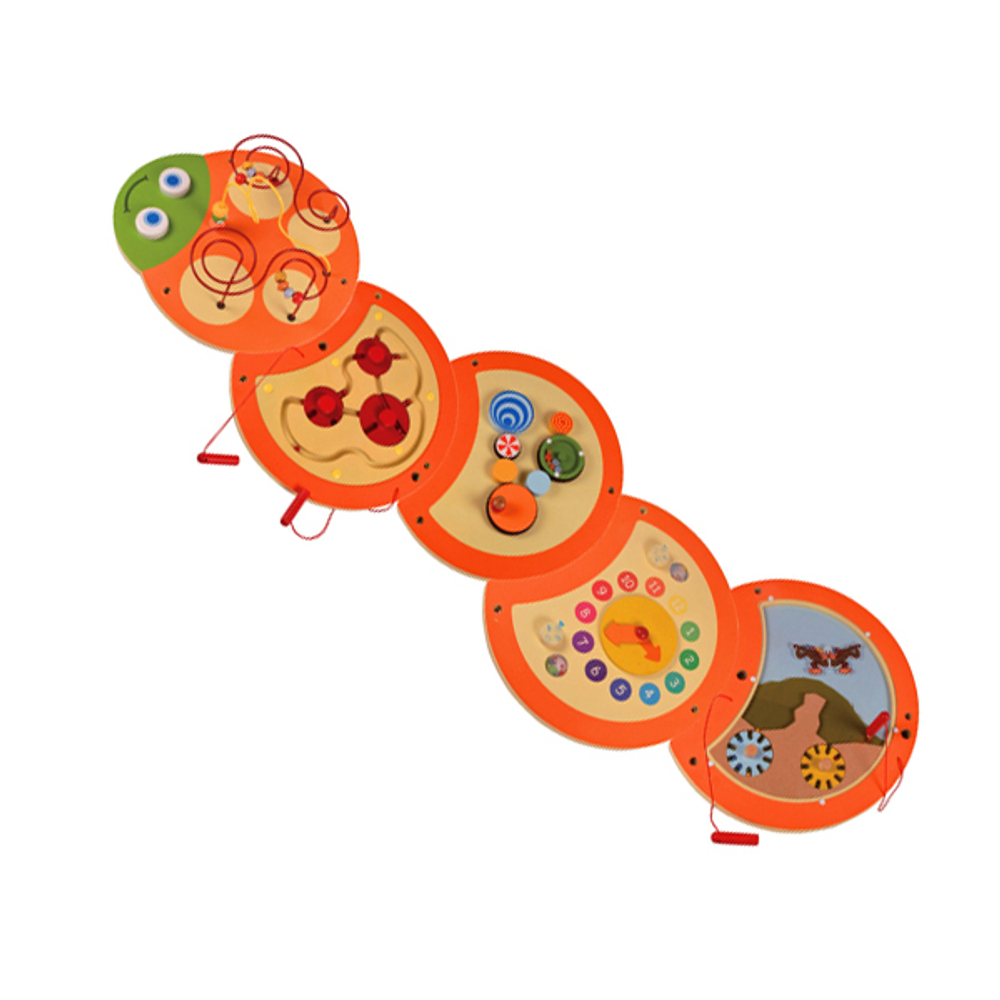 Развивающая дидактическая панель Гусеница маленькая