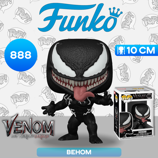 Фигурка Funko POP! Bobble Marvel Venom 2 Venom (888) 56304 / Фигурка Фанко ПОП! по мотивам фильма "Веном", Веном