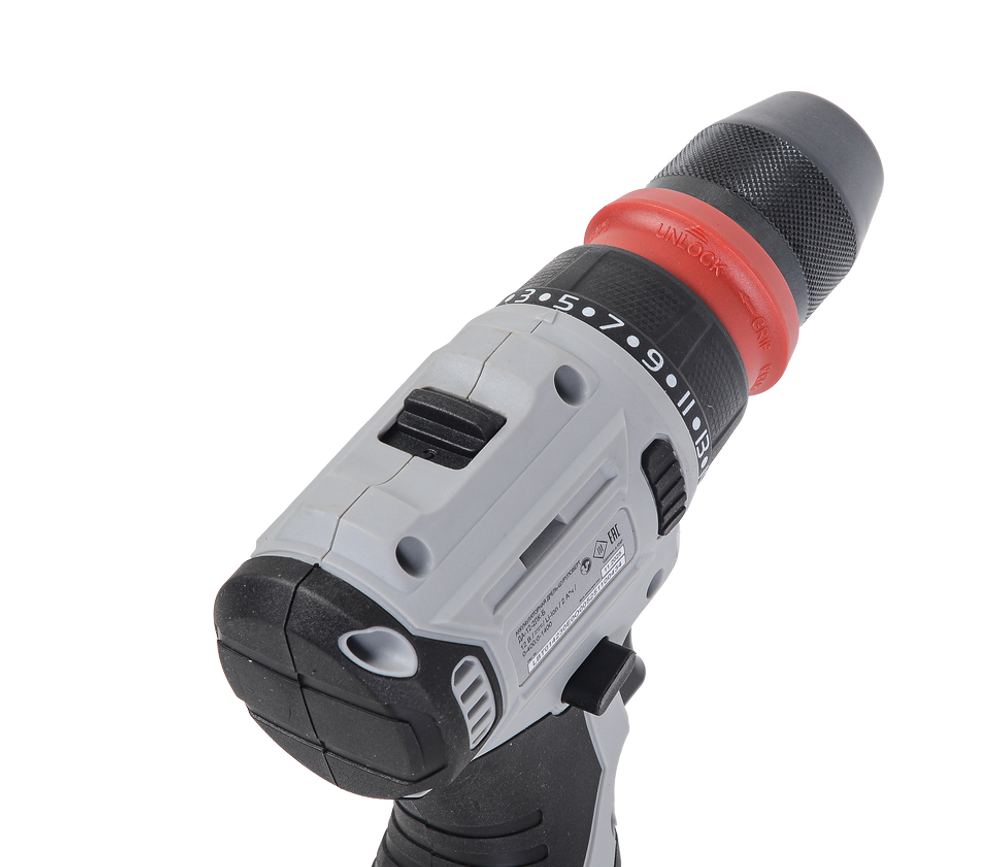 Дрель-шуруповерт аккумуляторная Ресанта ДА-12-2ЛК-Б (бесщеточный двигатель)