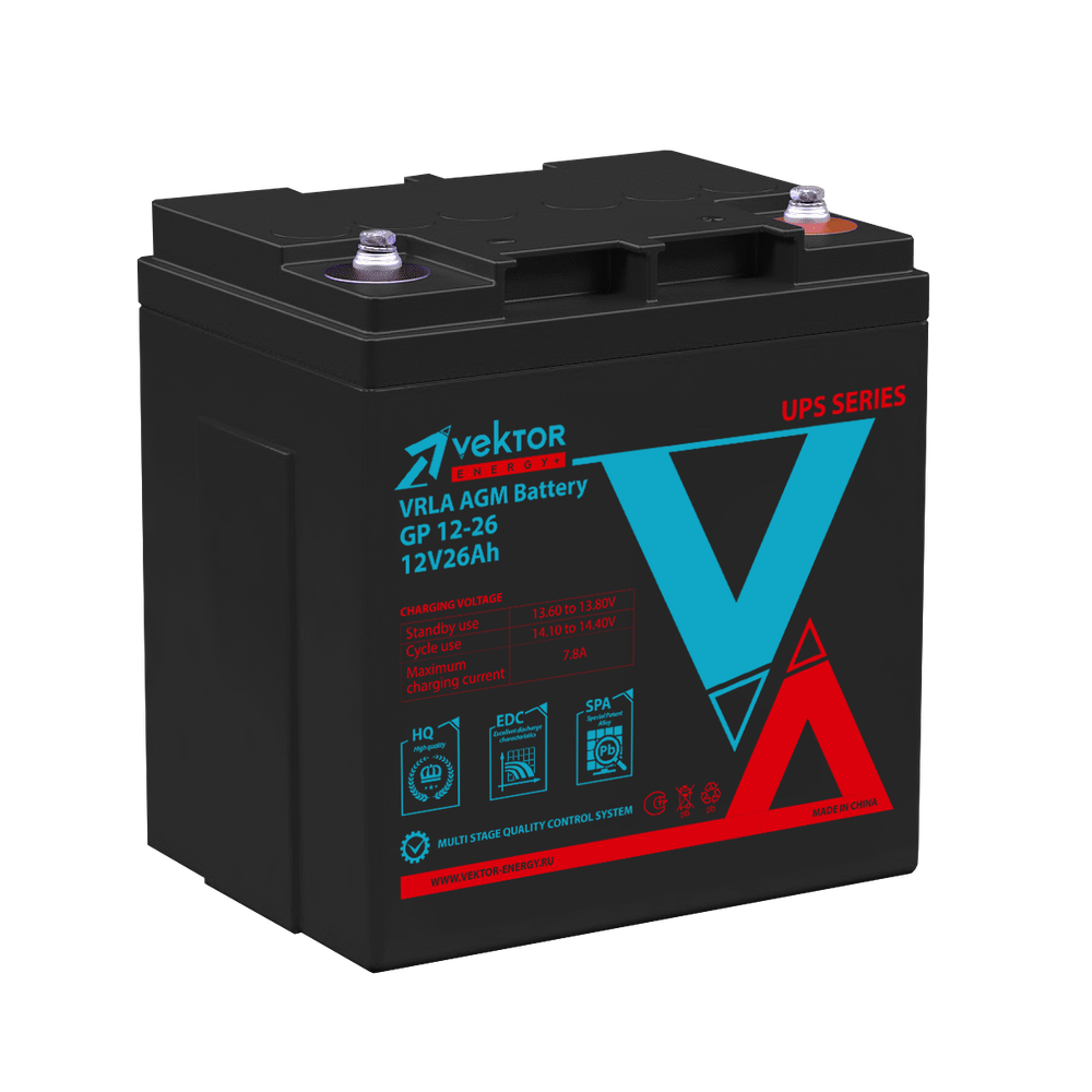 Аккумулятор  VEKTOR ENERGY GP 12-28H