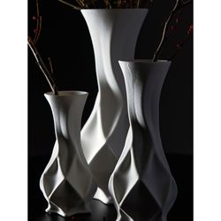 Ваза для сухоцветов Printed Art, Curve, 25 см