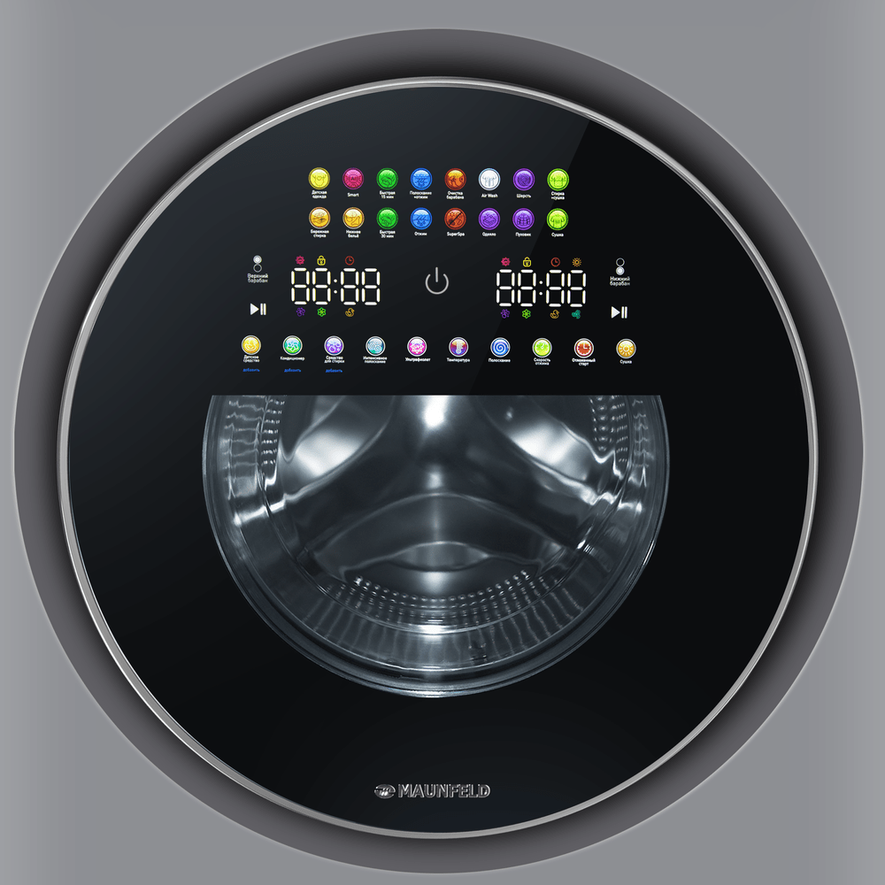 Стирально-сушильная машина  MAUNFELD MFWD14157LS06 загрузка 10кг/7кг сушка